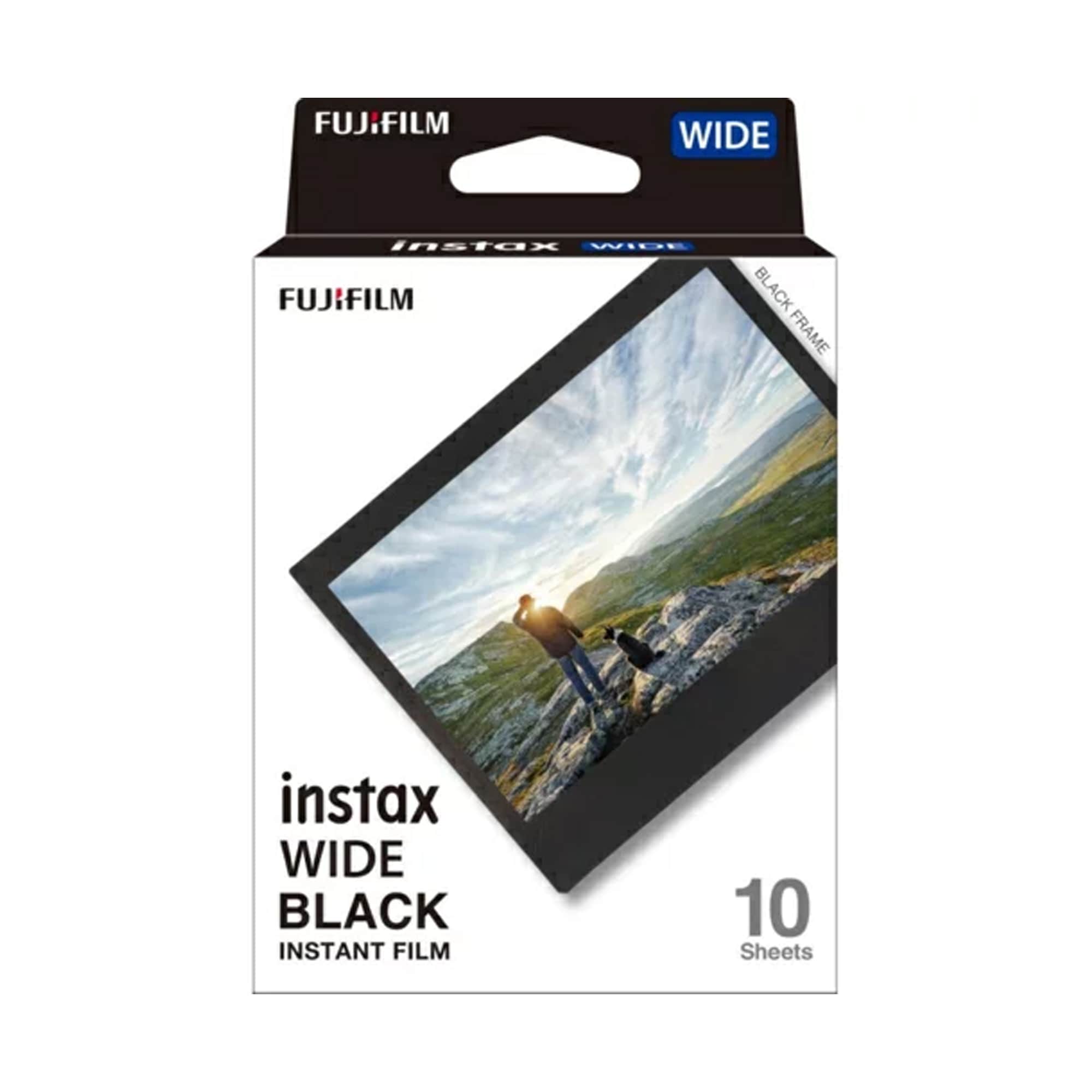 Fujifilm Instax Wide Film Svart ram 10st