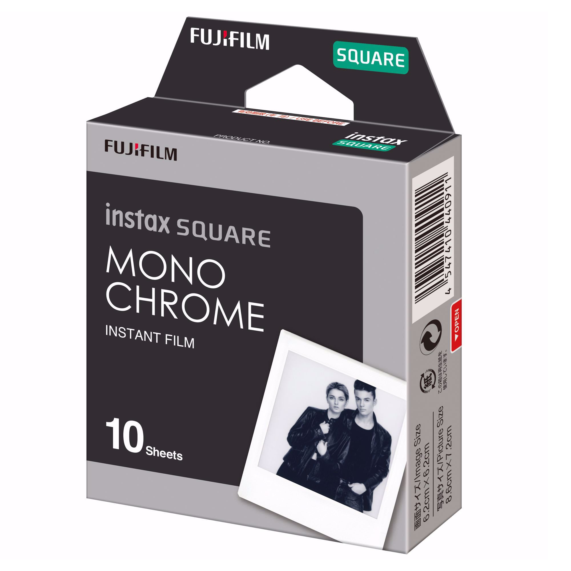 Fujifilm Instax Square Film Monochrome 10st