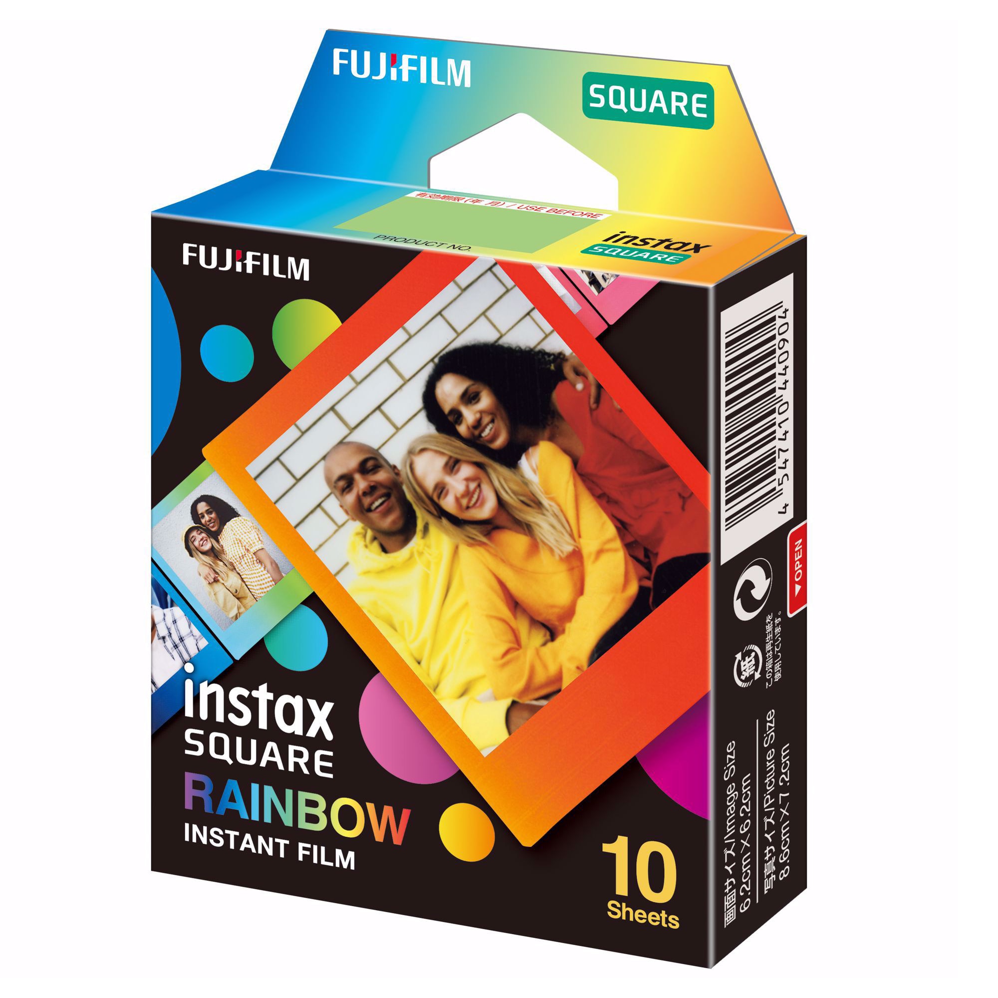 Fujifilm Instax Square Film Rainbow 10st