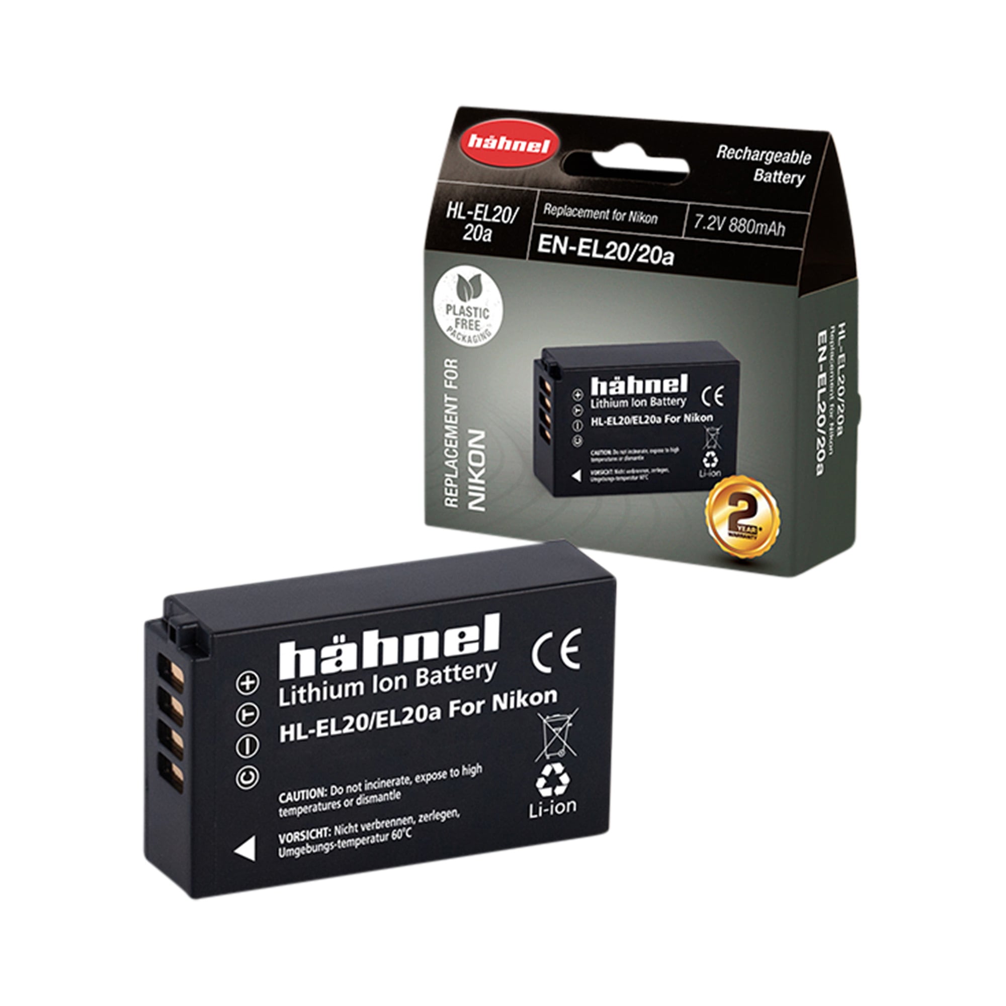 Hähnel DK Batteri Nikon HL-EL20