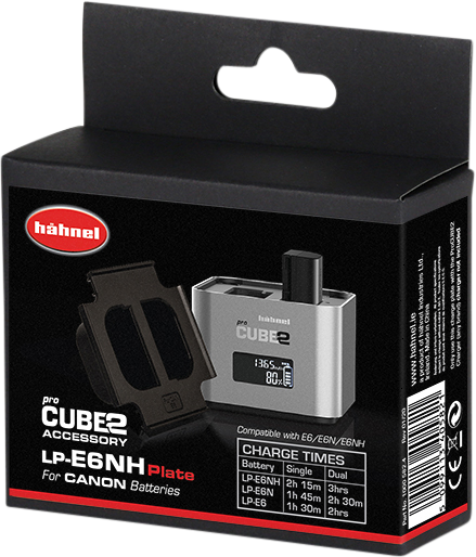Hähnel ProCube 2 Plate För Canon LP-E6/LP-E6N/LP-E6NH Batterier