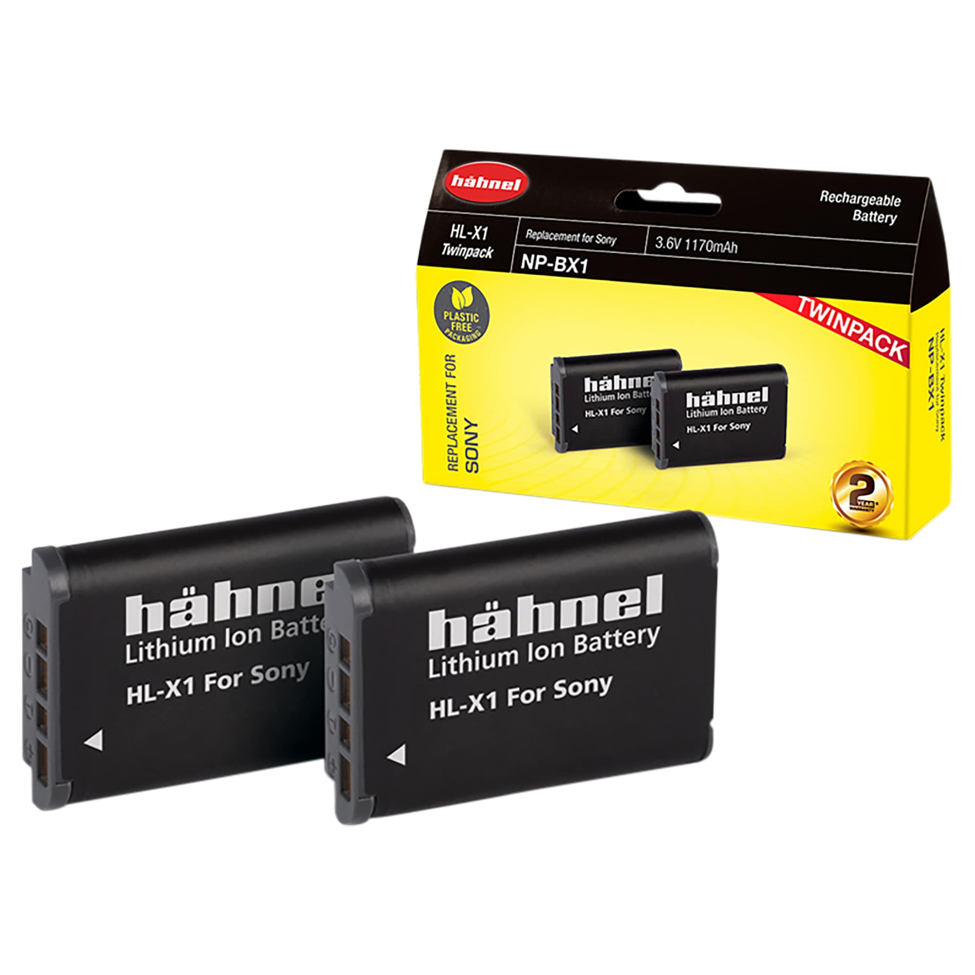 Hähnel Batteri SONY HL-X1 TWIN PACK