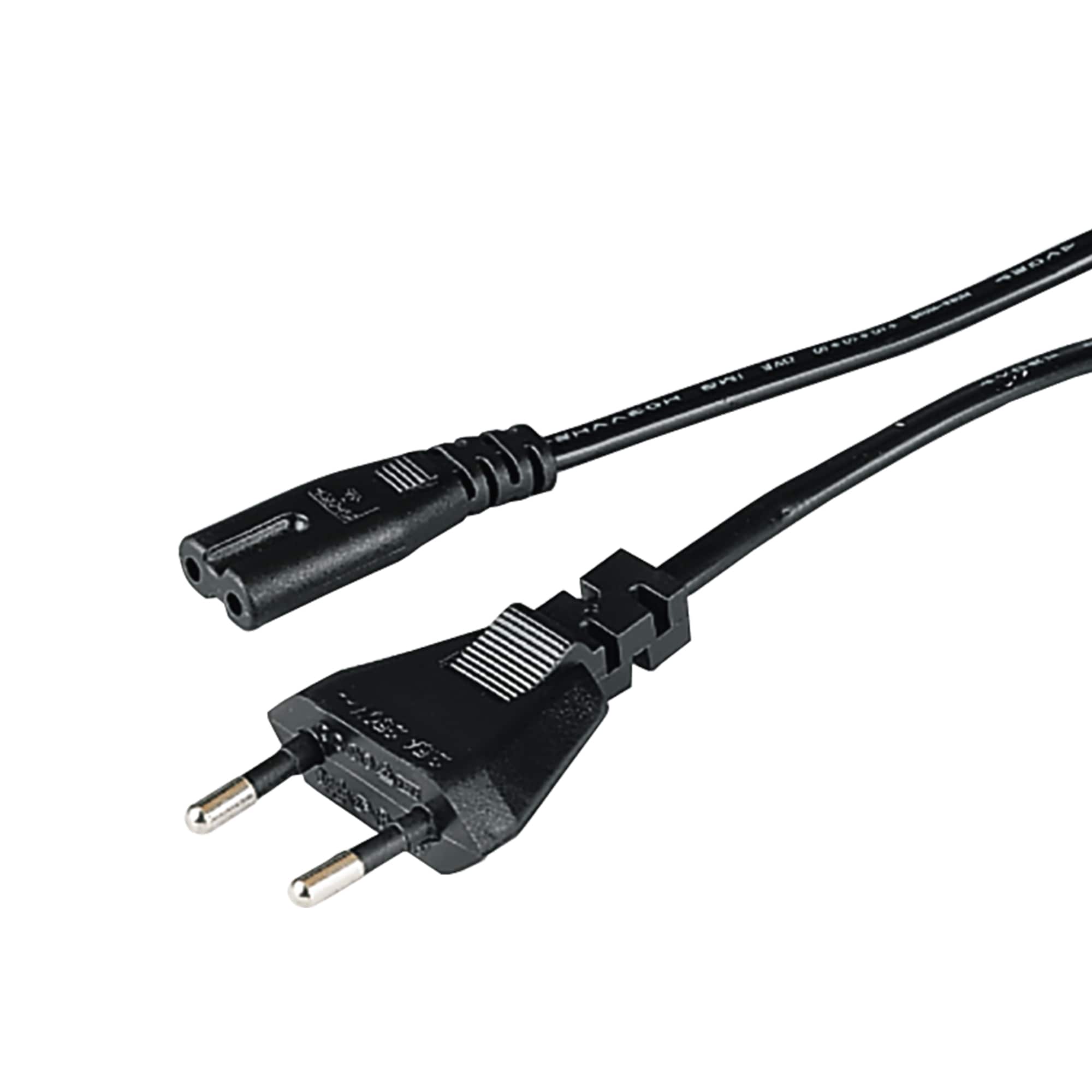 Hama Elkabel svart dubbelskåra 1,5m