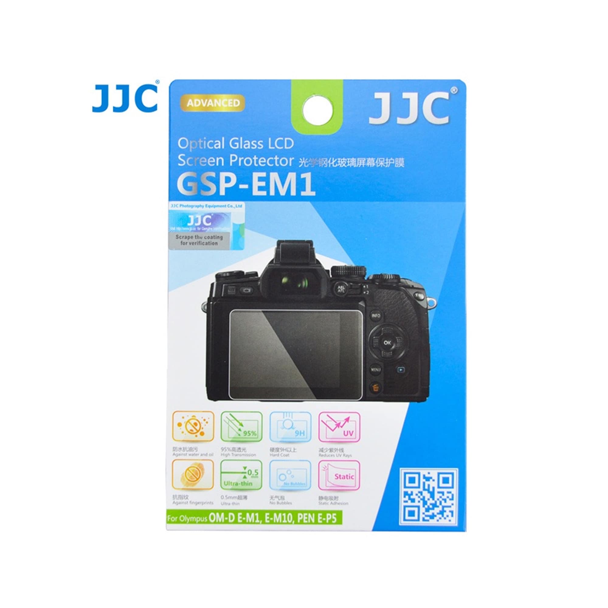 JJC LCD-Skydd För Olympus OM-D,EM-1,10M2/M3/PEN E