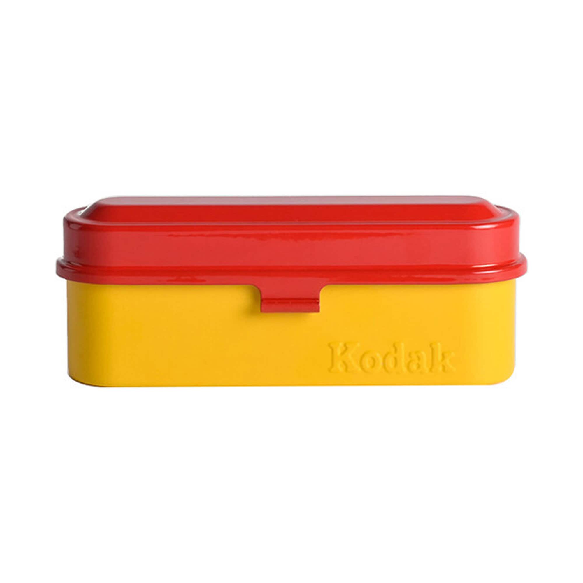 Kodak Film Steel Case Yellow with Red lid 135