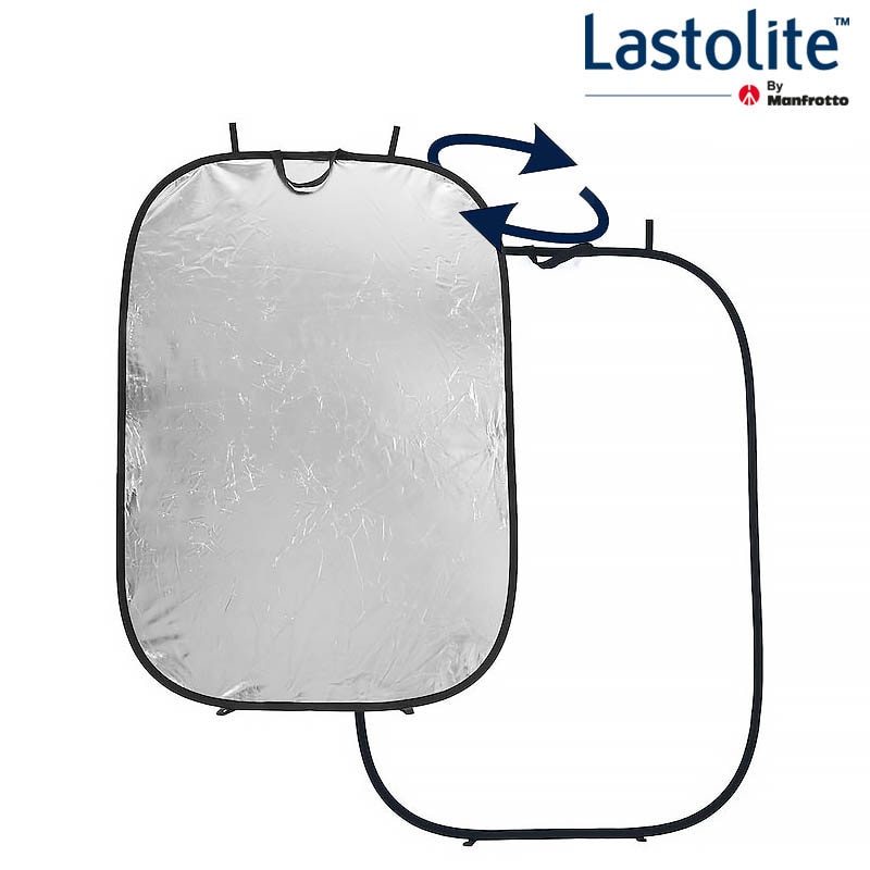 Manfrotto Reflexskärm 180x125cm Silver/Vit