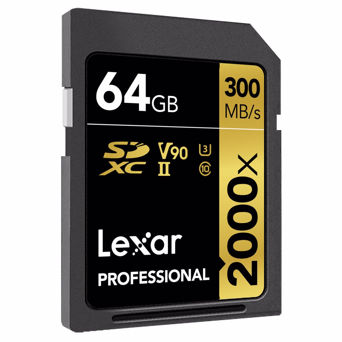 Lexar Pro 2000X SDHC/SDXC UHS-II U3(V90) R300/W260 64GB