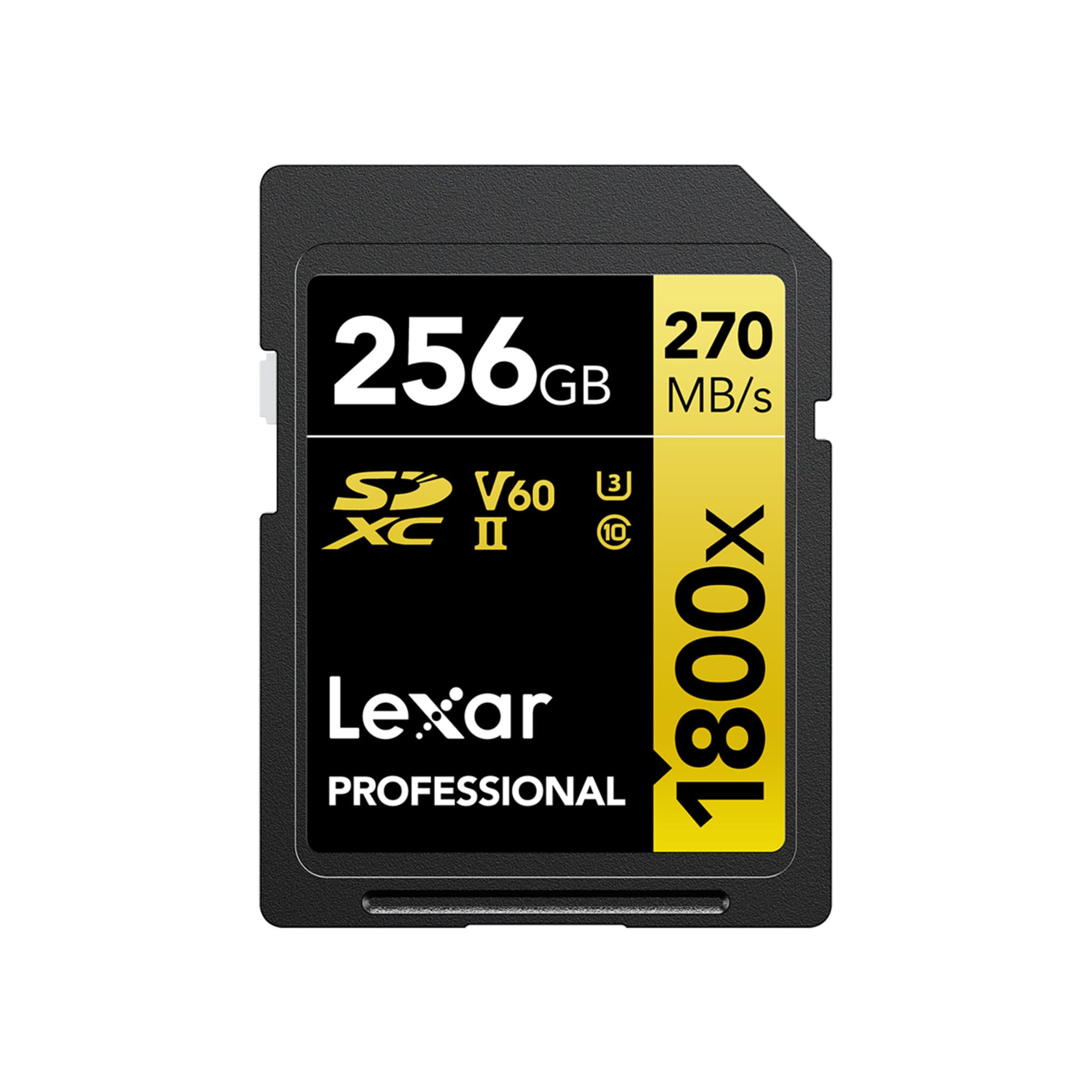 Lexar Pro 1800x SDXC U3 (V60) UHS-II R270/W180 256GB