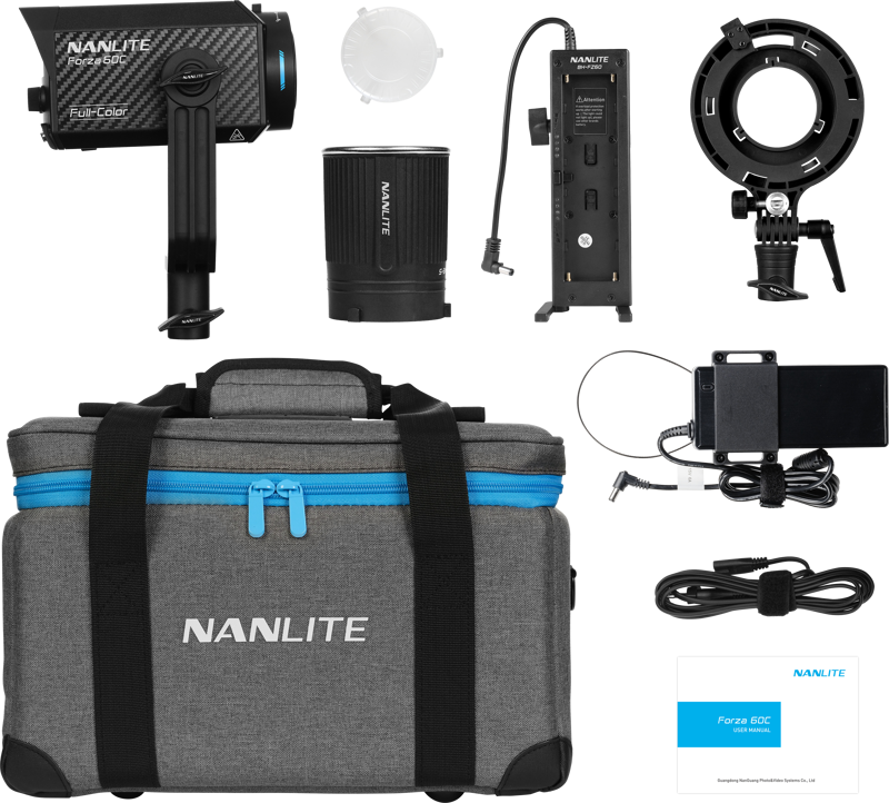 Nanlite Forza 60C RGBLAC led spotlight