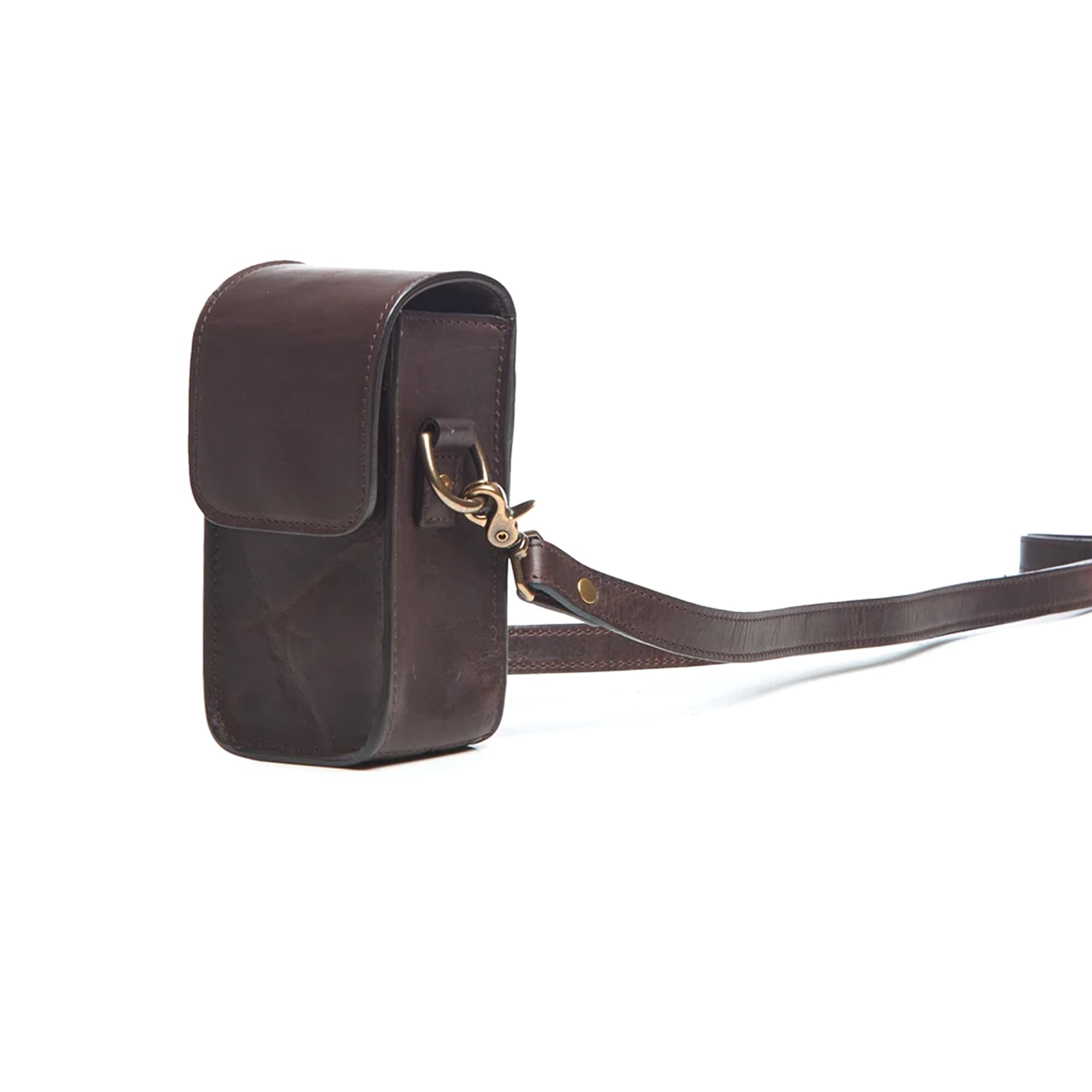 Ona The Lisbon Crossybody Dark Truffle Leather