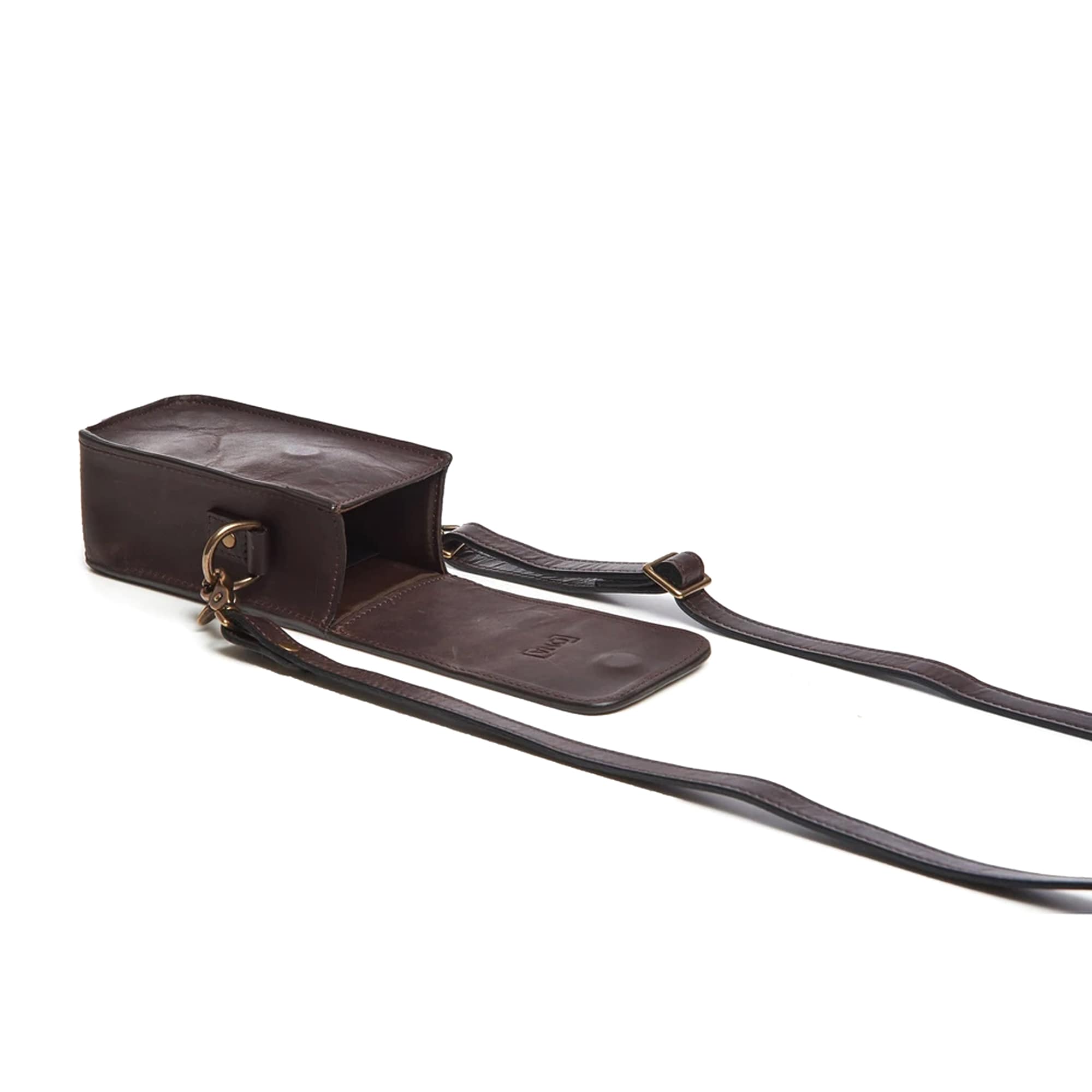 Ona The Lisbon Crossybody Dark Truffle Leather