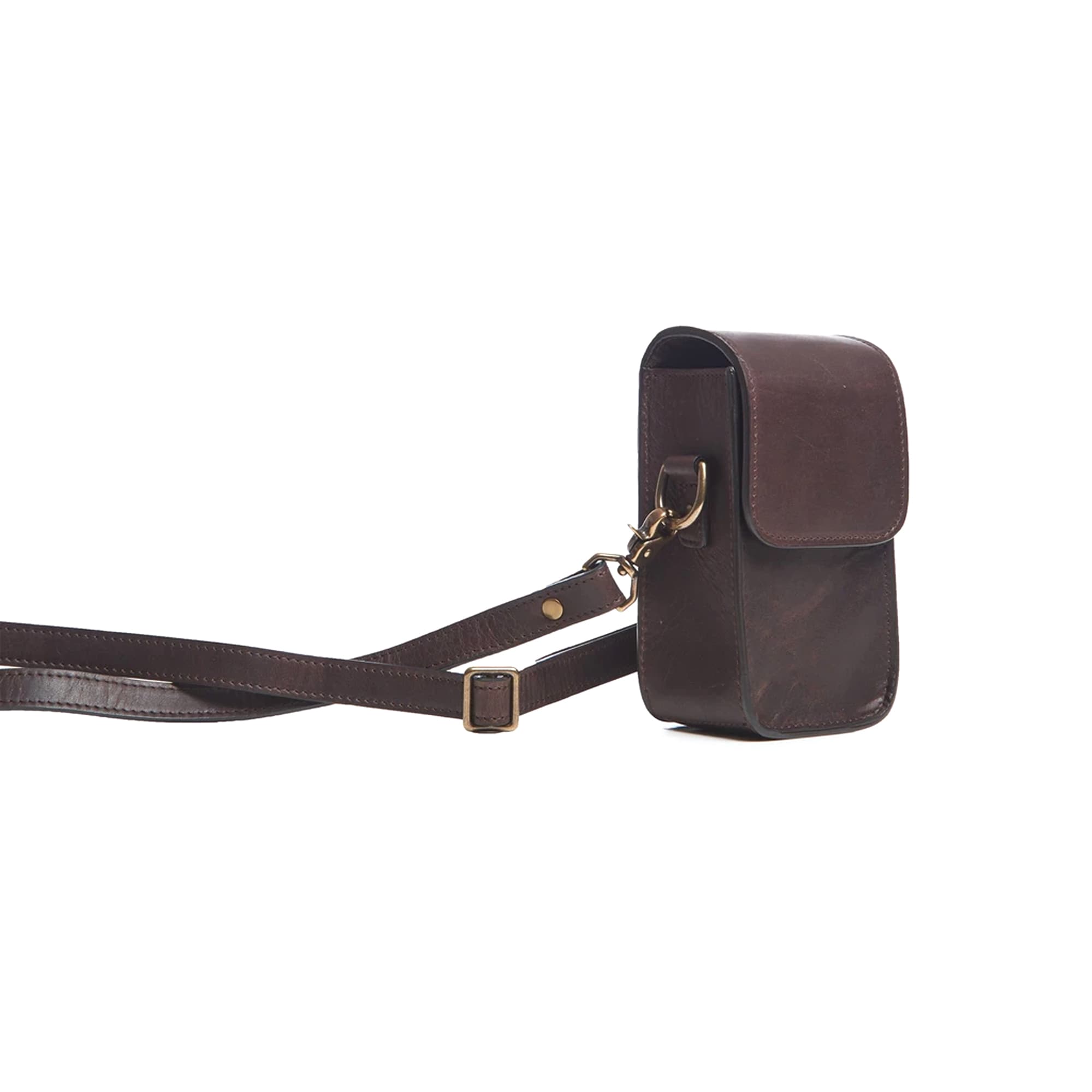 Ona The Lisbon Crossybody Dark Truffle Leather