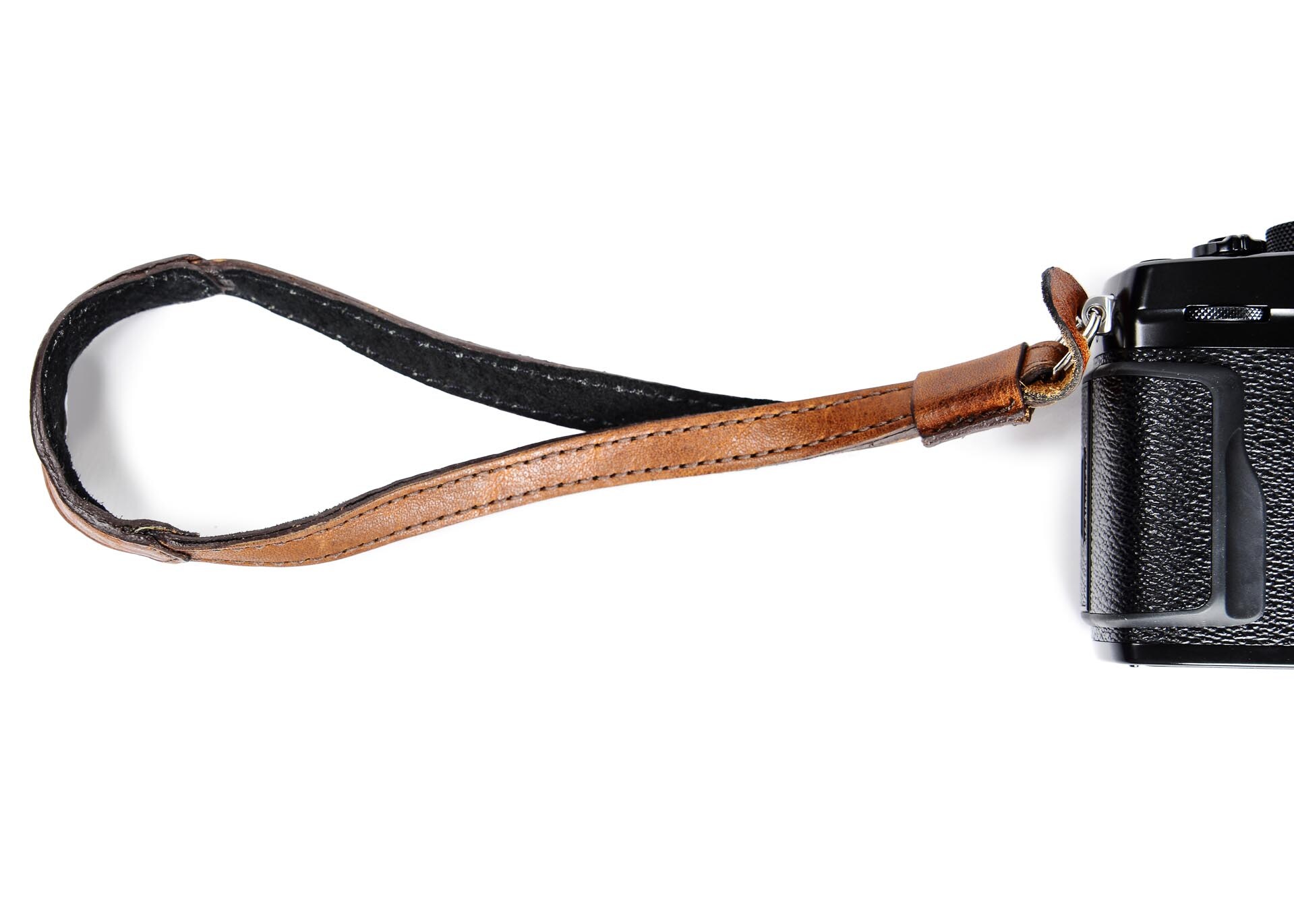 ONA The Kyoto Wrist Strap Cognac Leather