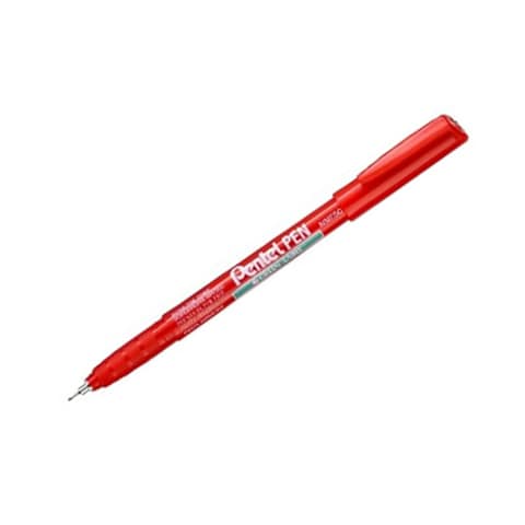 Pentel NMF50B Permanent Penna Röd Ultrafine