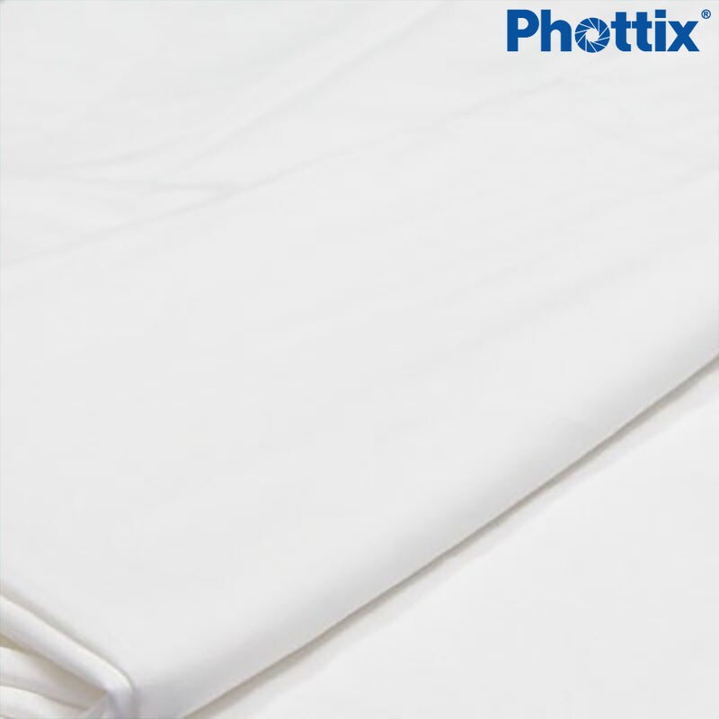 Phottix Tygbakgrund 3x6m vit Muslin