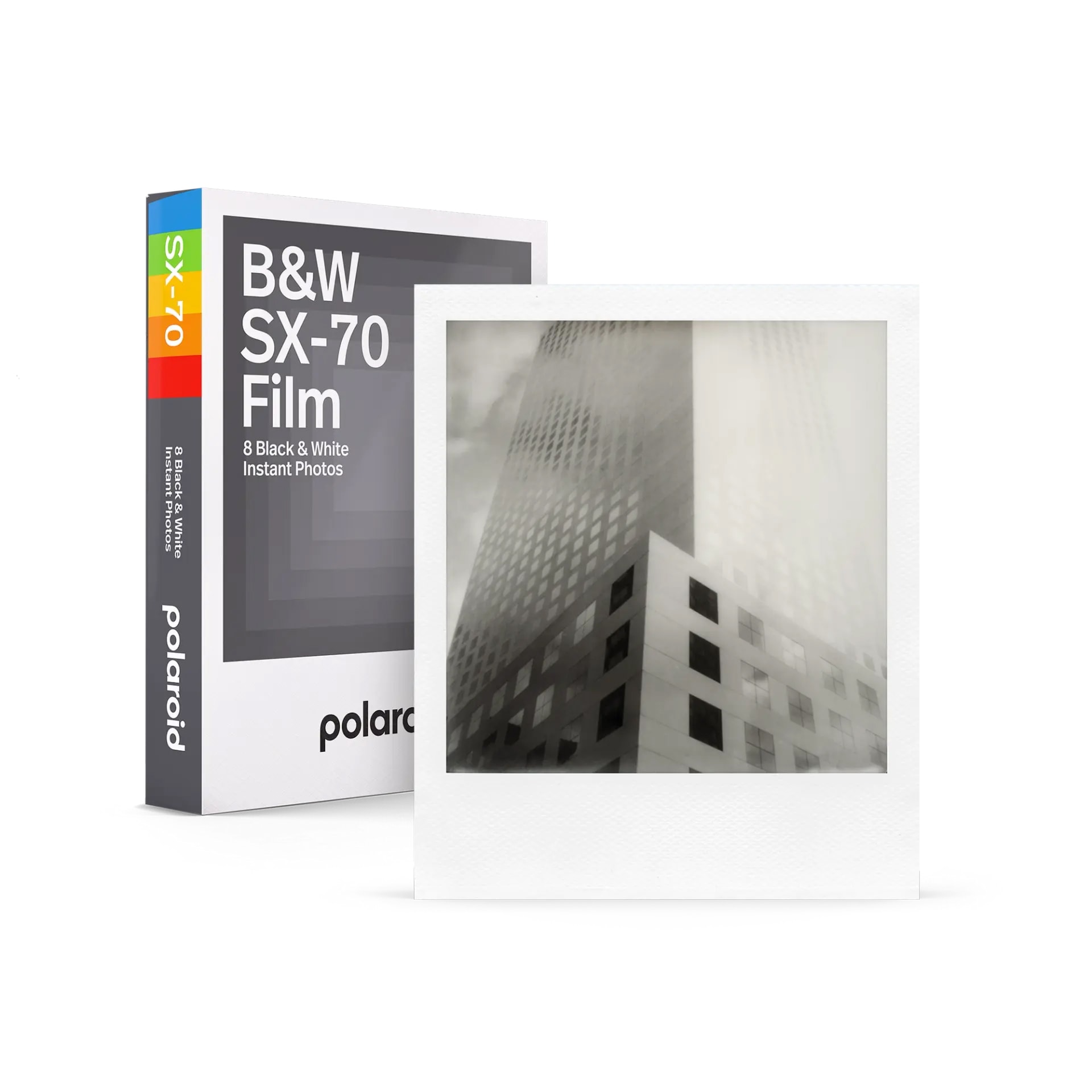 Polaroid SX70 Film Svartvit