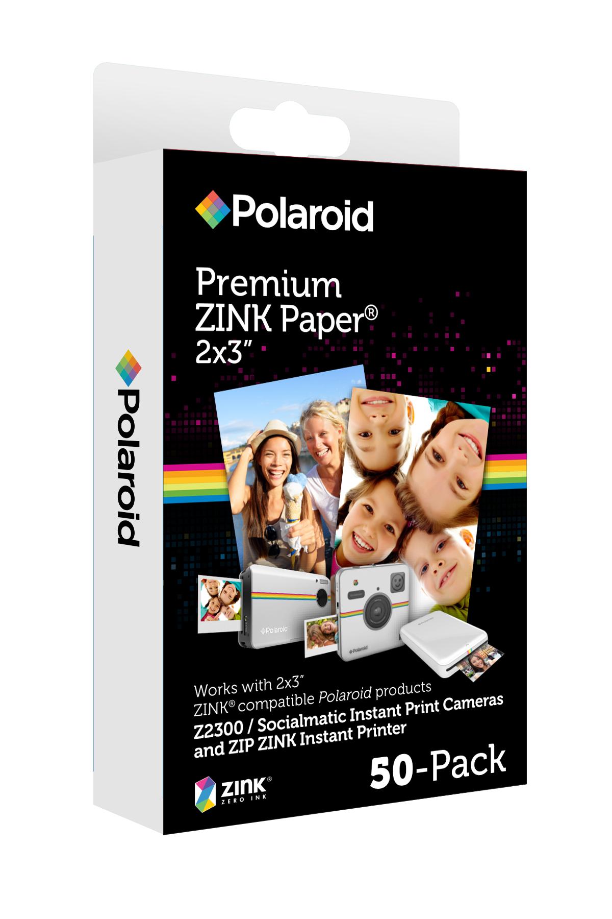 Polaroid Instant Film Zink Media 2x3" 50P