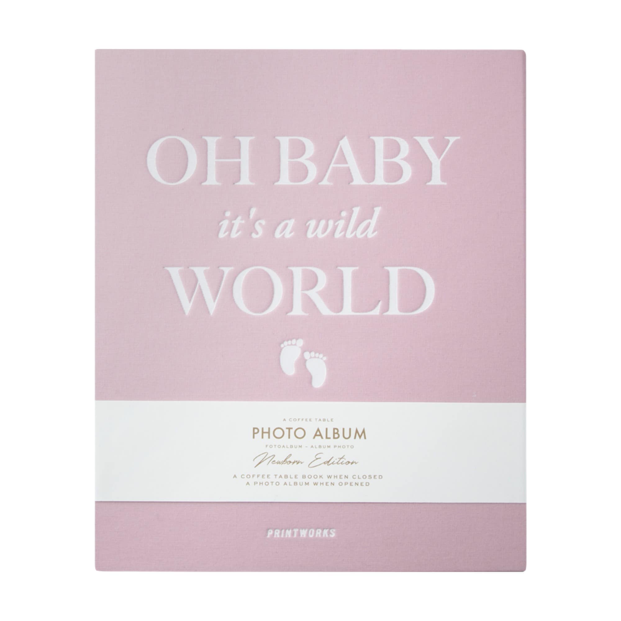 Printworks Fotoalbum Baby Its a Wild World Pink Large