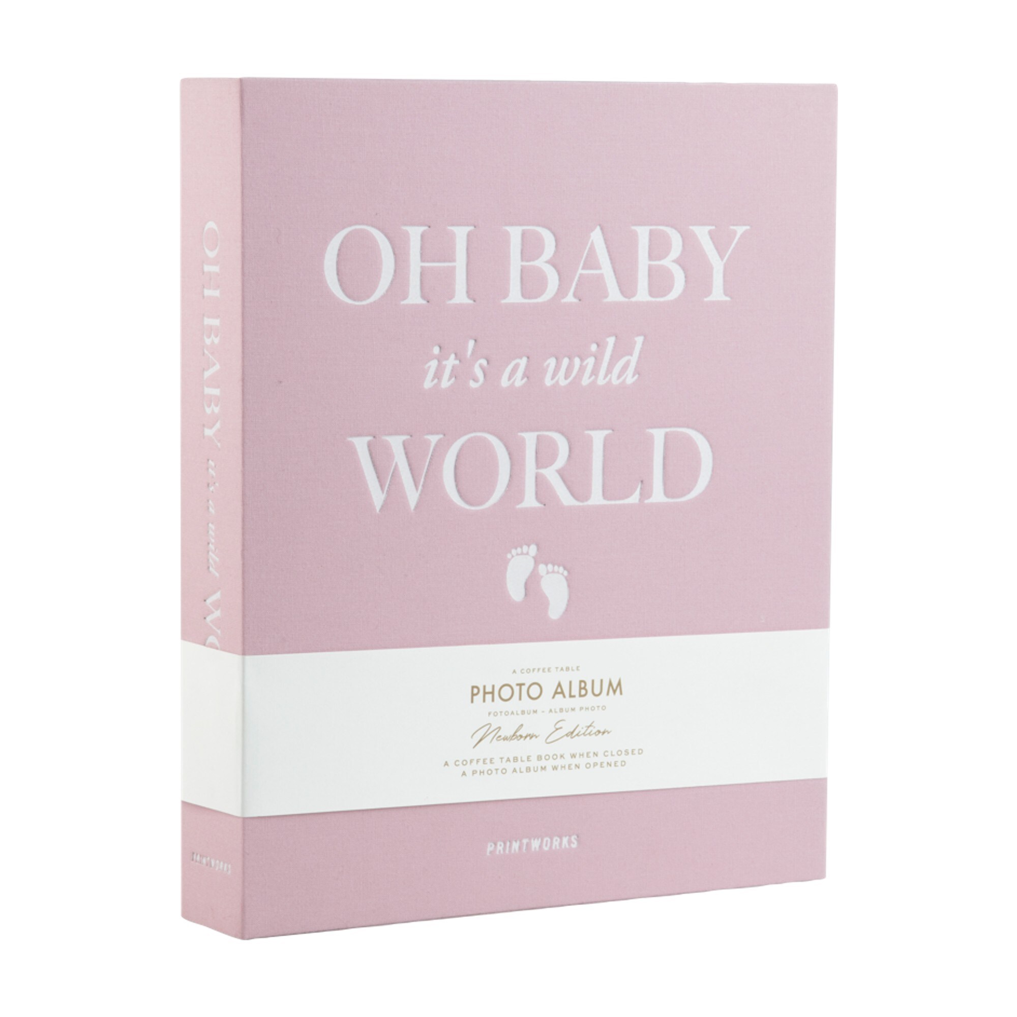 Printworks Fotoalbum Baby Its a Wild World Pink Large