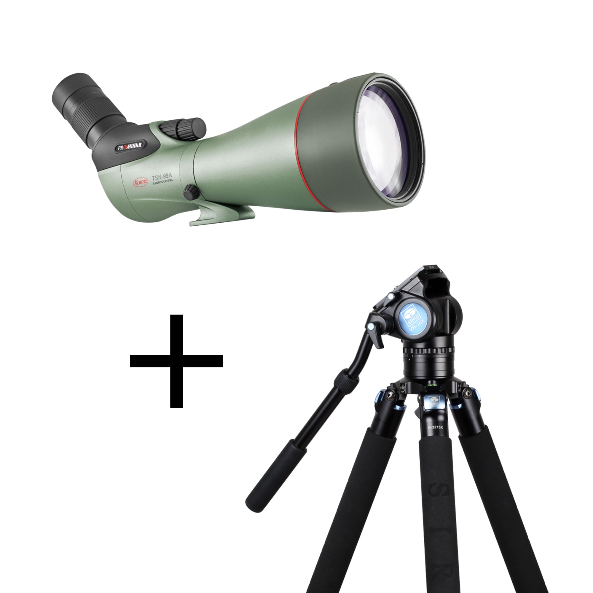 Kowa Spottingscope TSN-99A PROMINAR + 30-70X Wide okular + Sirui R-3213X + VH-10X