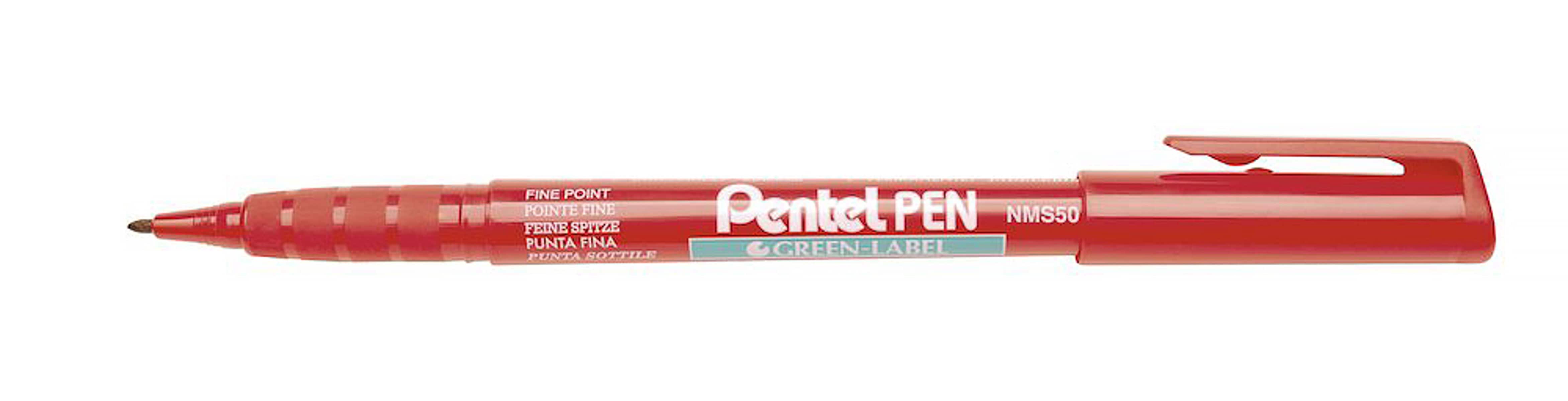 Pentel Penna NMF50 Röd 1mm