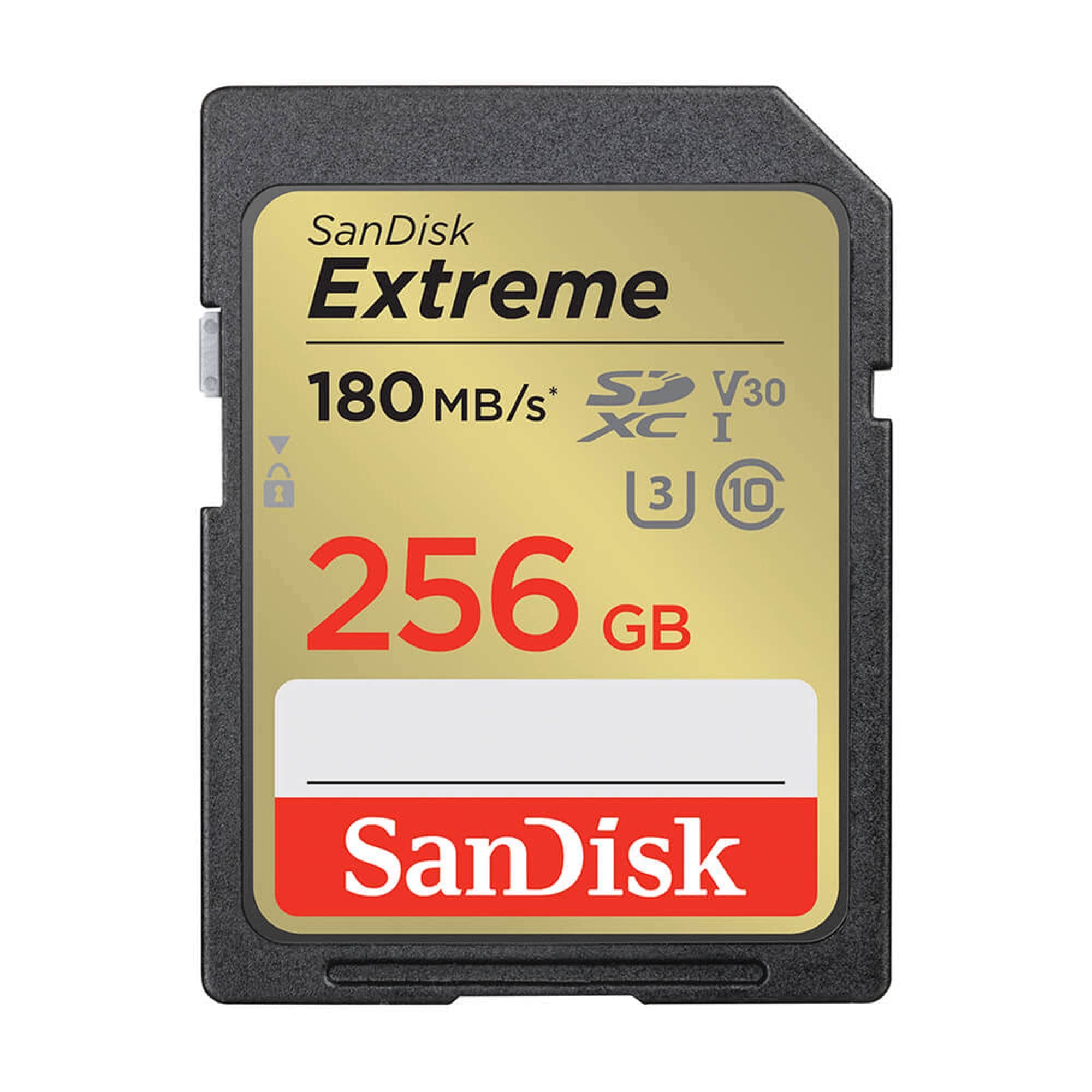 Sandisk SDXC Extreme 256GB 180MB/s UHS-I V30