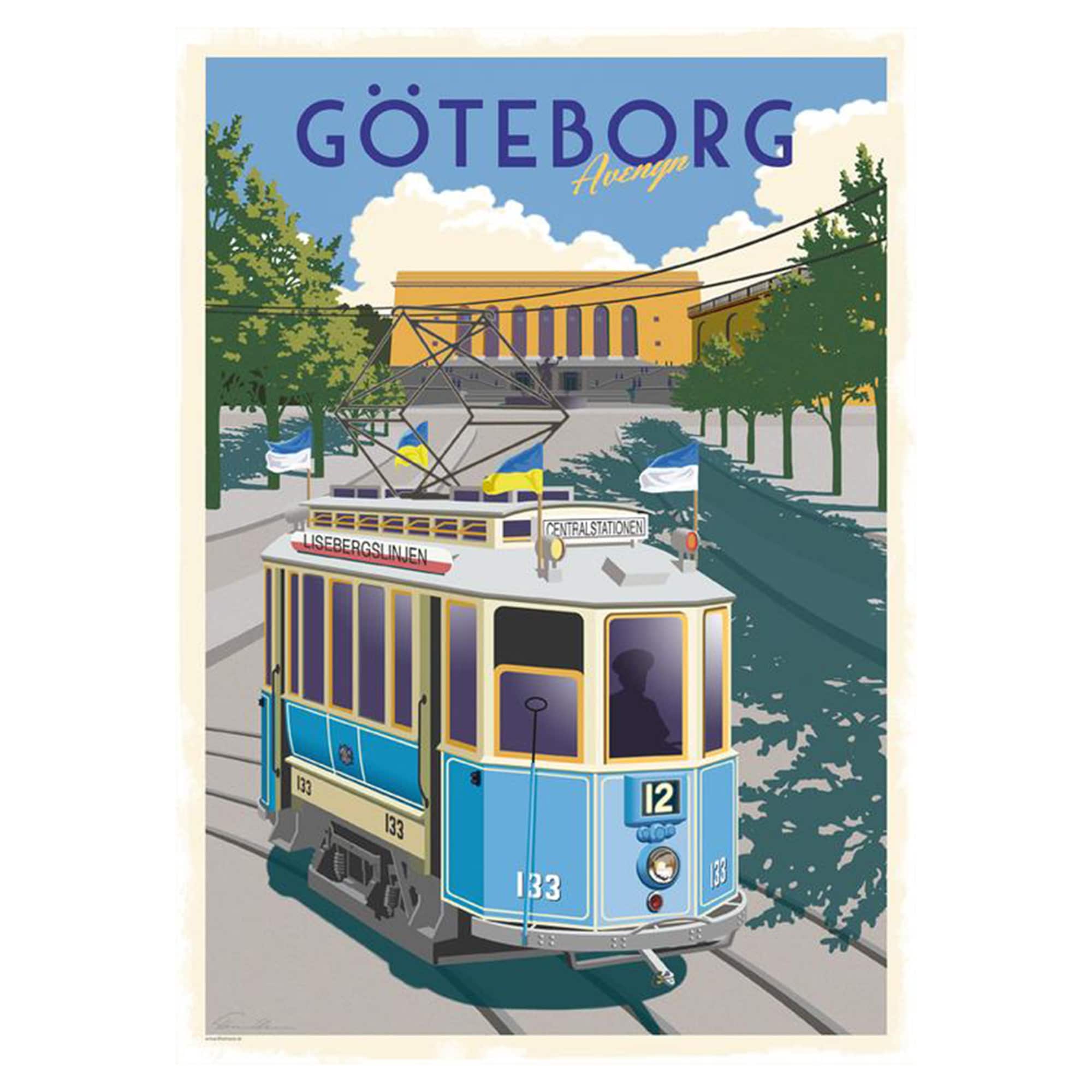 ThomasO Vykort Göteborg Spårvagn