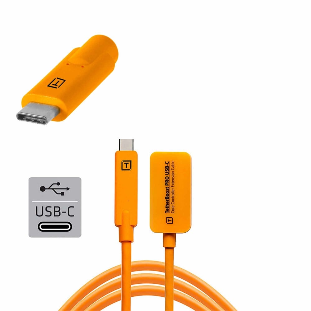 Tether Tools TetherBoost Pro Förlängningskabel USB-C - USB-C | Orange