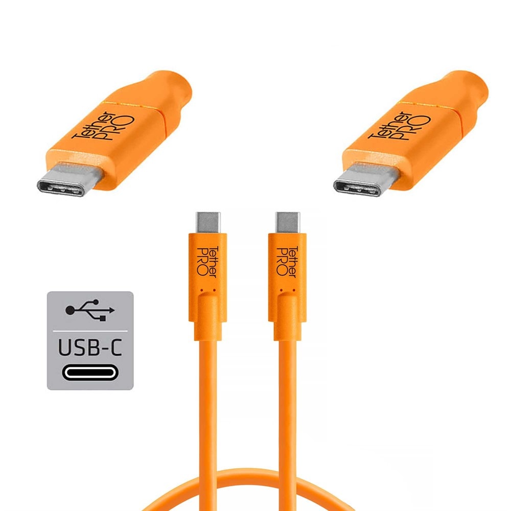 Tether Tools Tether Pro Usb-c till Usb-c 0,9m Orange