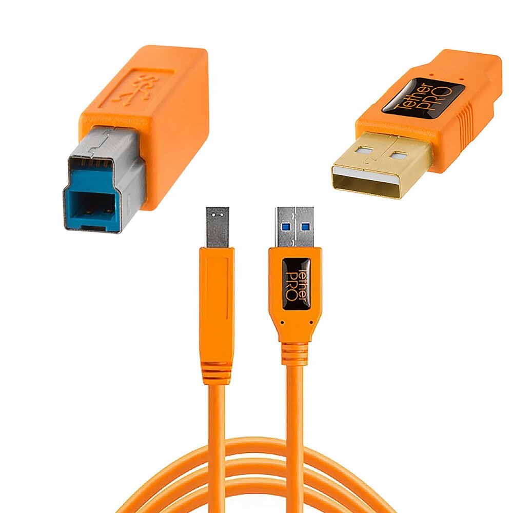 Tether Toools Tetherpro USB 3,0 A till B 4,6m.