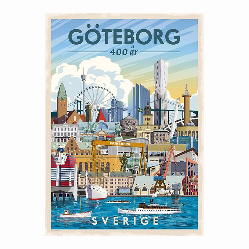 ThomasO Vykort Göteborg 400 år